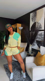 Mint & Lemon Hoodie Set