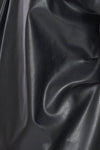 Kai Faux Leather PU Collar Shirt And Shorts Set (HDC30846)