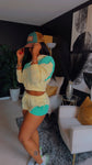 Mint & Lemon Hoodie Set
